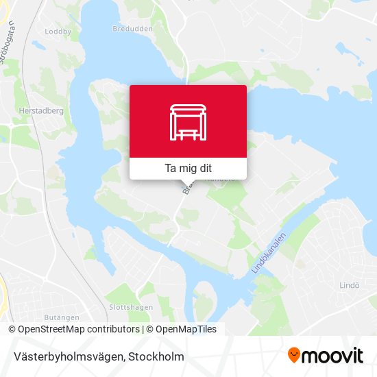 Västerbyholmsvägen karta