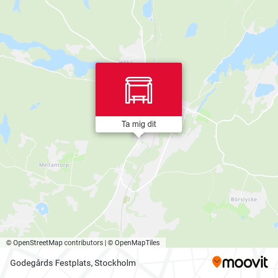Godegårds Festplats karta