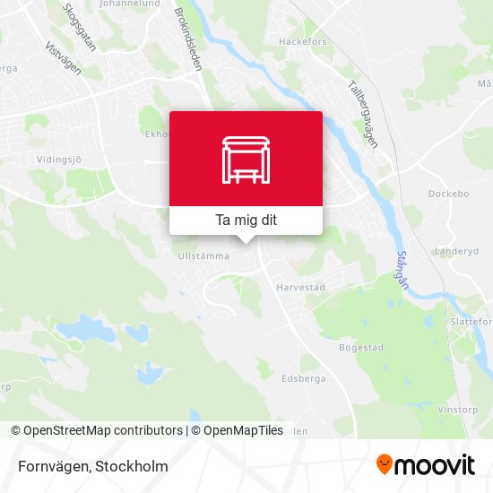 Fornvägen karta