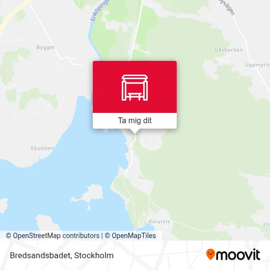 Bredsandsbadet karta