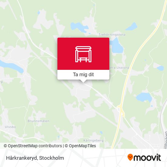 Hårkrankeryd karta
