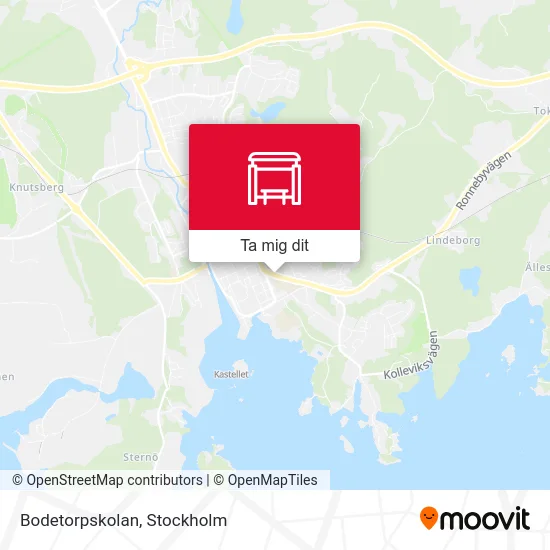 Bodetorpskolan karta