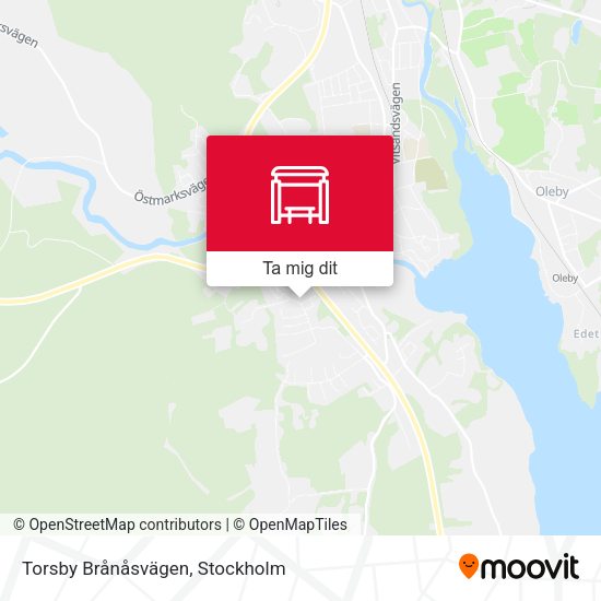 Torsby Brånåsvägen karta