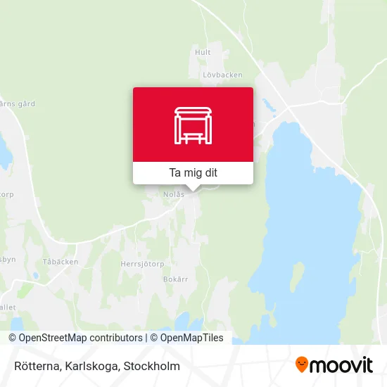Rötterna, Karlskoga karta