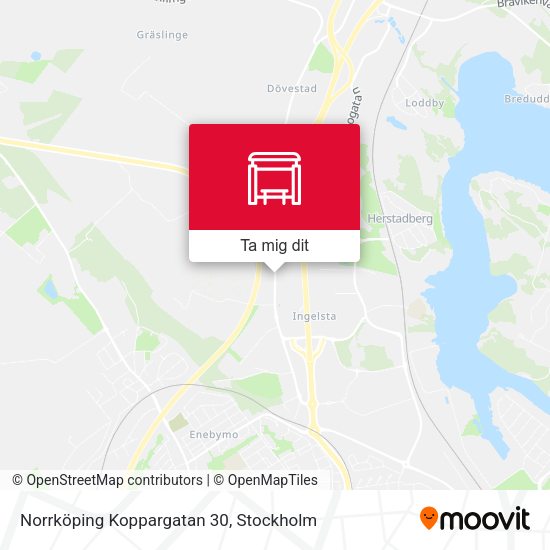 Norrköping Koppargatan 30 karta