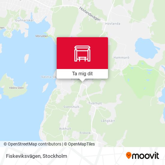 Fiskeviksvägen karta