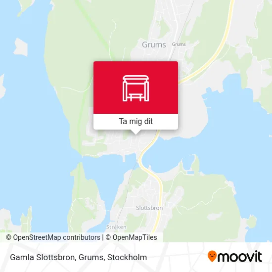 Gamla Slottsbron, Grums karta