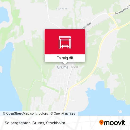 Solbergsgatan, Grums karta