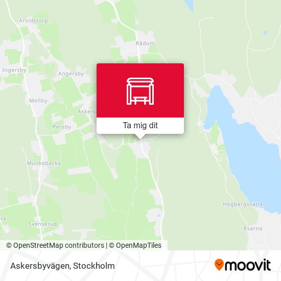 Askersbyvägen karta