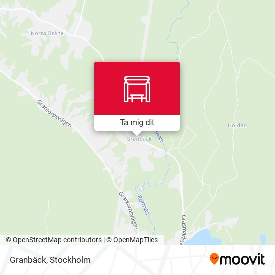 Granbäck karta