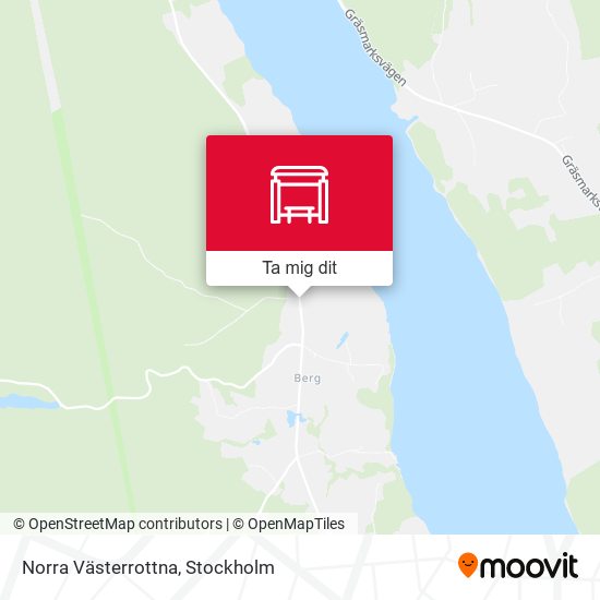 Norra Västerrottna karta