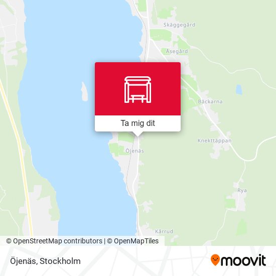 Öjenäs karta