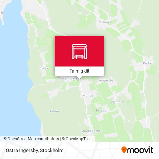 Östra Ingersby karta