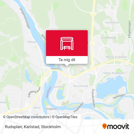 Rudsplan, Karlstad karta