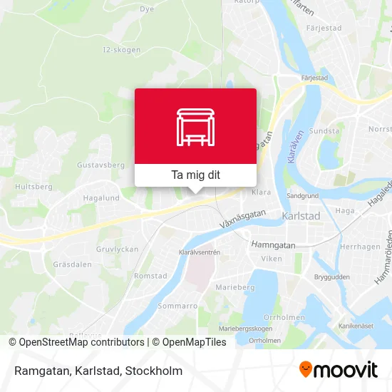 Ramgatan, Karlstad karta