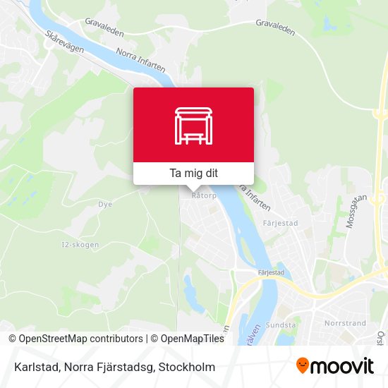 Karlstad, Norra Fjärstadsg karta