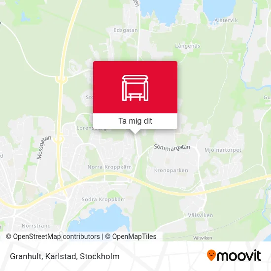 Granhult, Karlstad karta