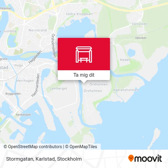 Stormgatan, Karlstad karta