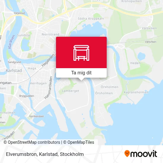 Elverumsbron, Karlstad karta