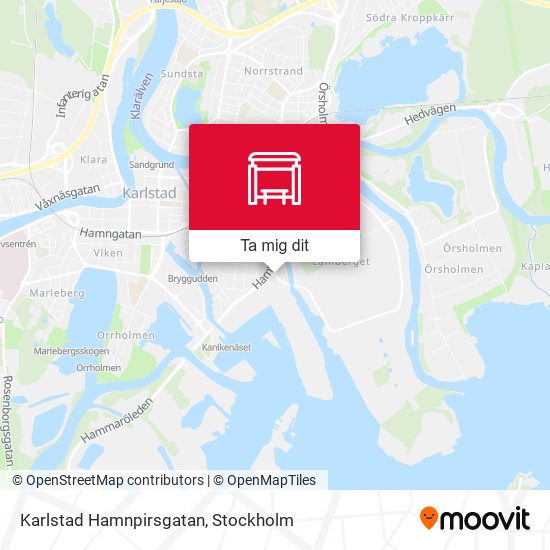 Karlstad Hamnpirsgatan karta