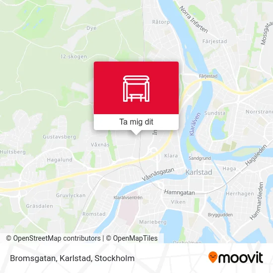 Bromsgatan, Karlstad karta