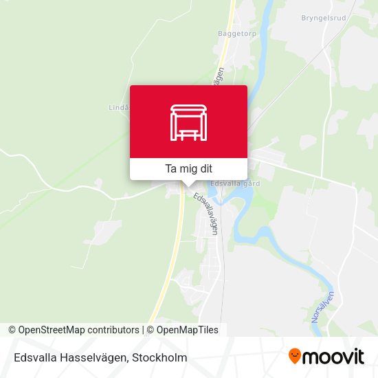 Edsvalla Hasselvägen karta