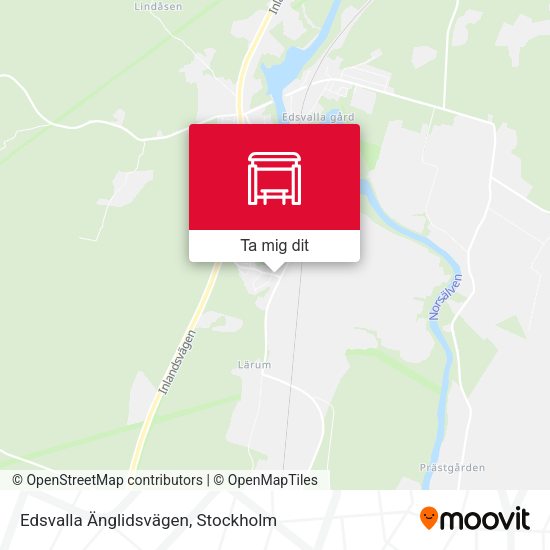 Edsvalla Änglidsvägen karta