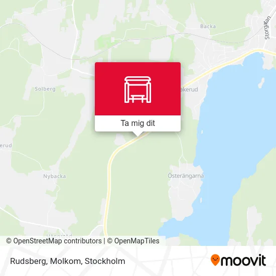 Rudsberg, Molkom karta