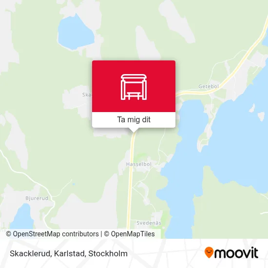 Skacklerud, Karlstad karta