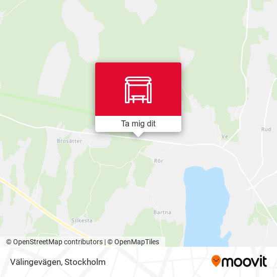 Välingevägen karta