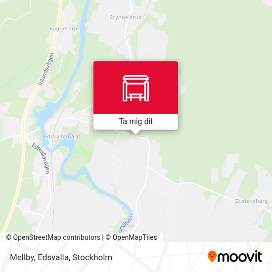 Mellby, Edsvalla karta