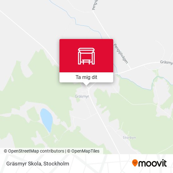 Gräsmyr Skola karta
