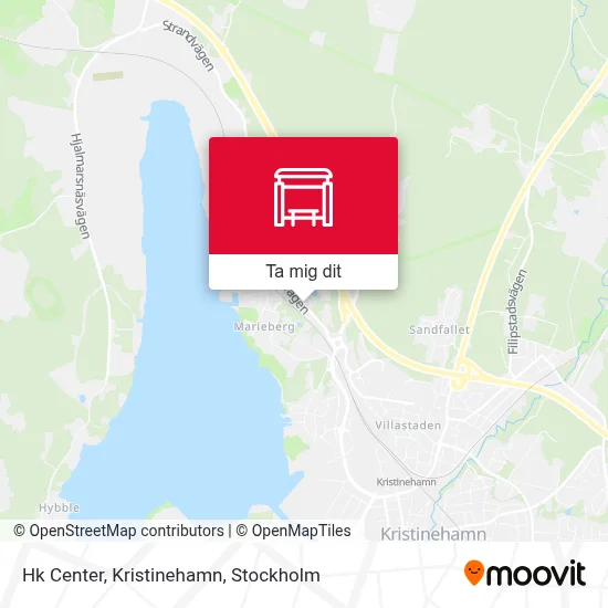 Hk Center, Kristinehamn karta
