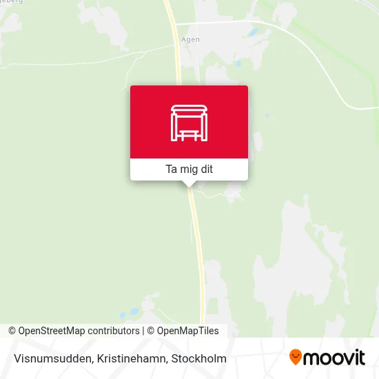 Visnumsudden, Kristinehamn karta