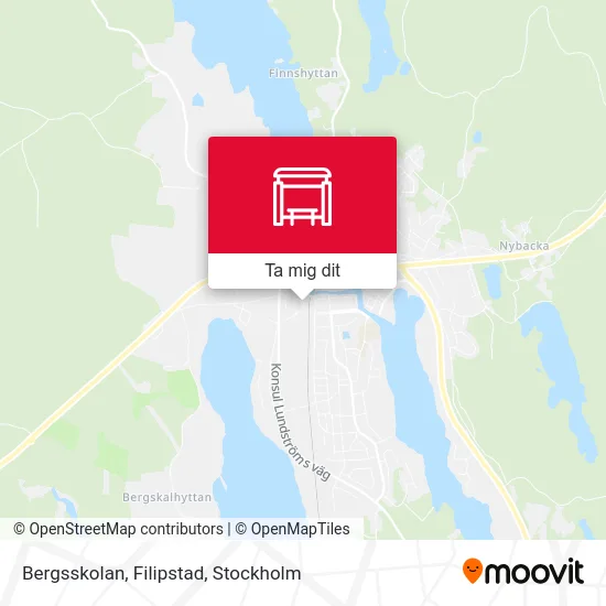 Bergsskolan, Filipstad karta