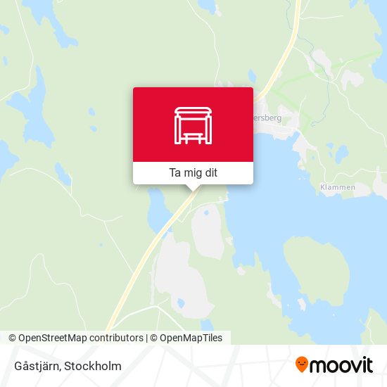 Gåstjärn karta