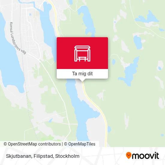 Skjutbanan, Filipstad karta