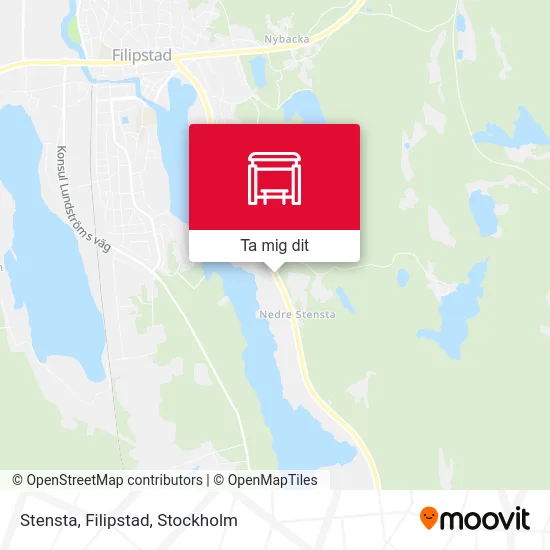 Stensta, Filipstad karta