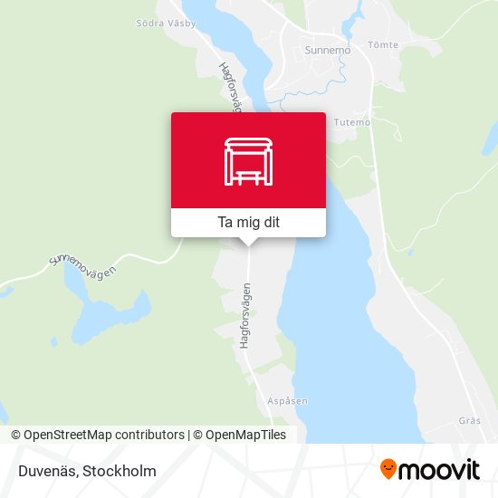 Duvenäs karta