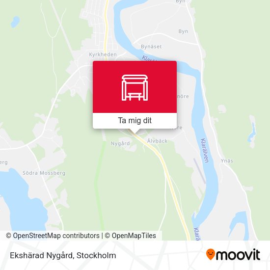 Ekshärad Nygård karta