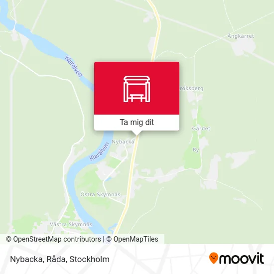 Nybacka, Råda karta