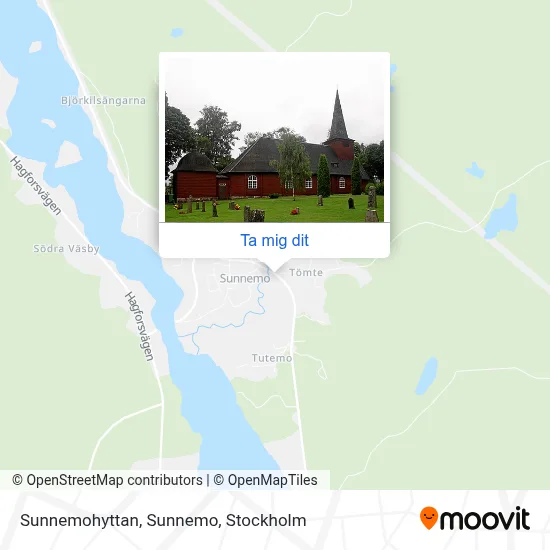 Sunnemohyttan, Sunnemo karta