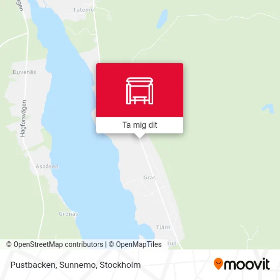 Pustbacken, Sunnemo karta