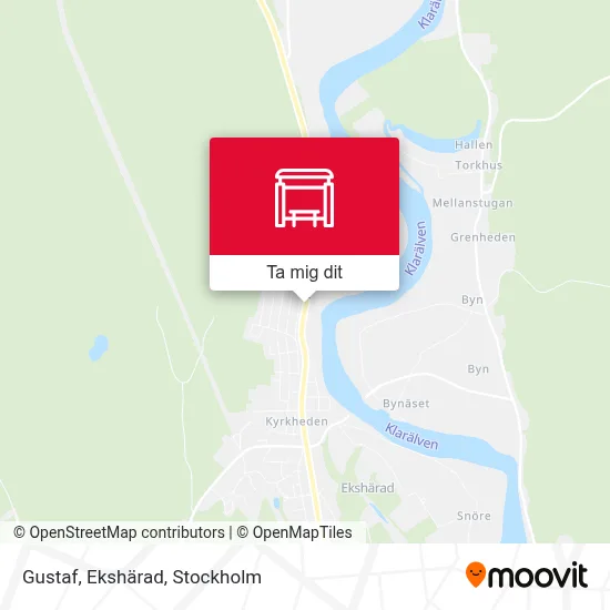 Gustaf, Ekshärad karta