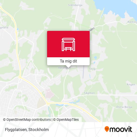 Flygplatsen karta