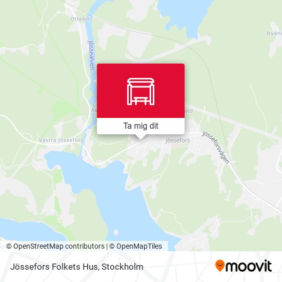Jössefors Folkets Hus karta
