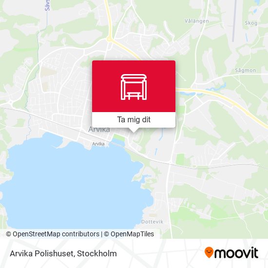Arvika Polishuset karta