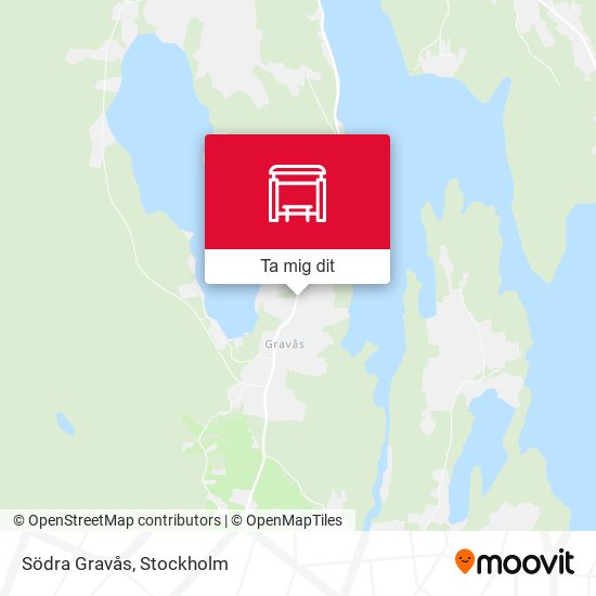 Södra Gravås karta