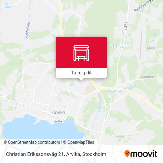 Christian Erikssonsväg 21, Arvika karta