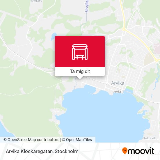 Arvika Klockaregatan karta